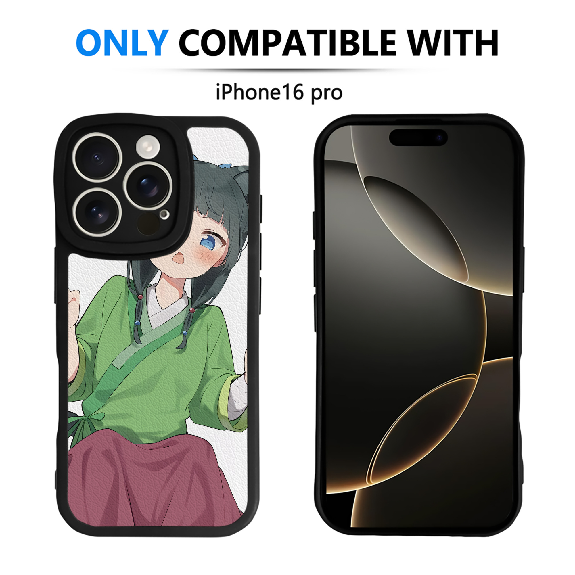 薬屋のひとりごと The Apothecary Diaries 【iPhone 16シリーズ対応】シリコンスマホケース（レザー調） 材質：シリコン